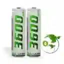 Pilas Recargables Aa 3600mah Blister X2/ Pilas Recargable Aa Ironbat 3600 Mah/ Bateria Recargable / Baterias