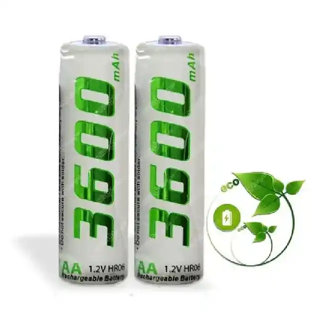 Pilas Recargables Aa 3600mah Blister X2/ Pilas Recargable Aa Ironbat 3600 Mah/ Bateria Recargable / Baterias