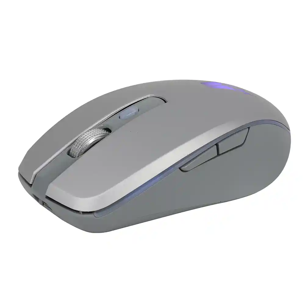 Mouse Inalambrico Recargable Bluetooth Gris