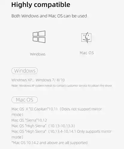 Adaptador Hagibis Usb 3.0 A Hdmi Windows Mac Extiende Duplic