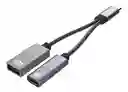 Adaptador Usb-c Otg A Usb Y Pd/ Chromecast Smartphone Tablet