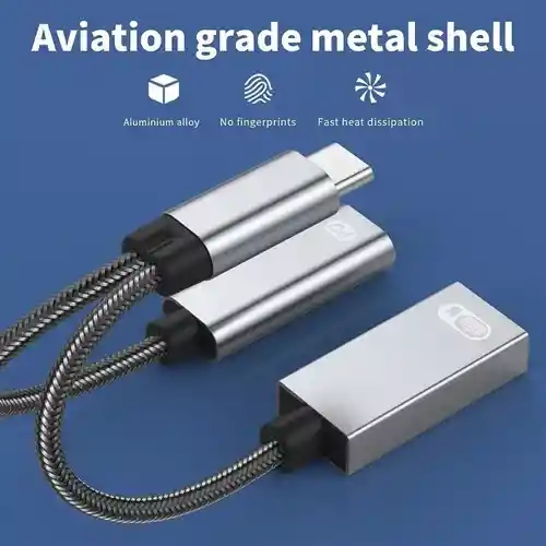 Adaptador Usb-c Otg A Usb Y Pd/ Chromecast Smartphone Tablet