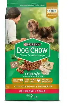 Dog Chow Adultos Minis Y Pequeños 2 Kg