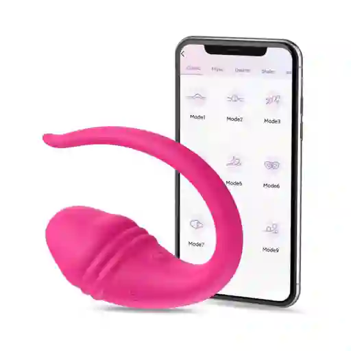 Vibrador Interactivo Con App Adela Morado Recargable Usb