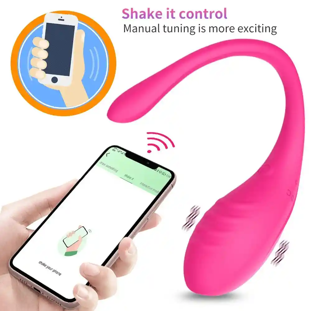 Vibrador Interactivo Con App Adela Morado Recargable Usb