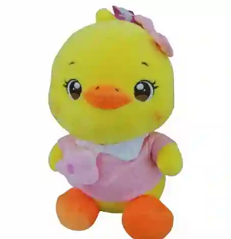 Peluche Pato Con Bolsito En Forma De Flor 20cm