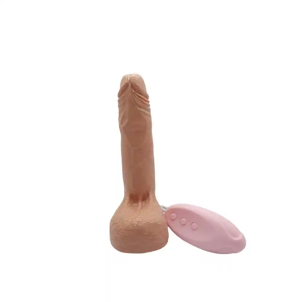 Vibrador Realista Max 19cm Con Rotación Y Control Térmico Recargable