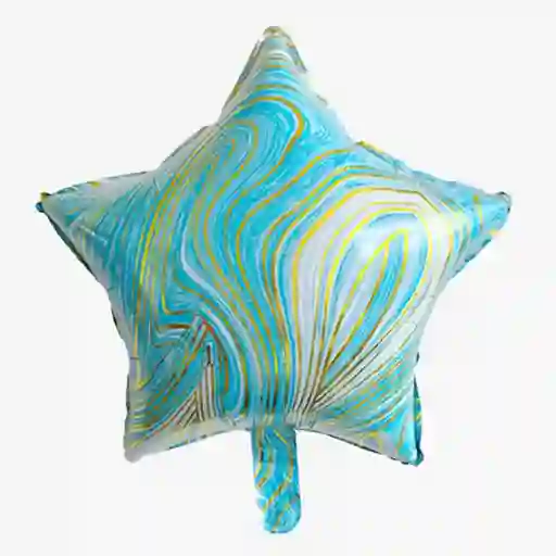 Globo Metalizado Estrella Agata Azul