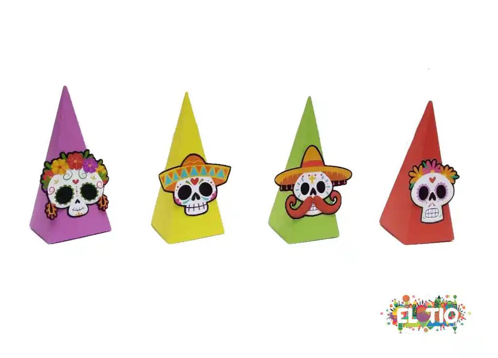 Cajitas Candy Bar Catrina X4