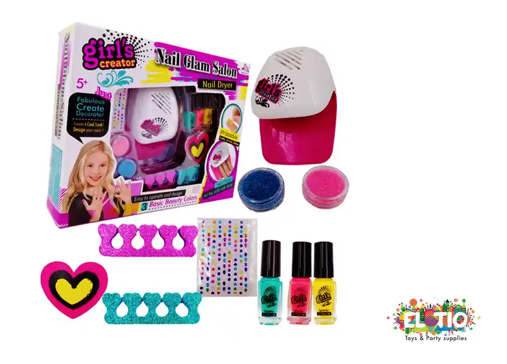 Kit De Uñas Y Belleza Para Niña