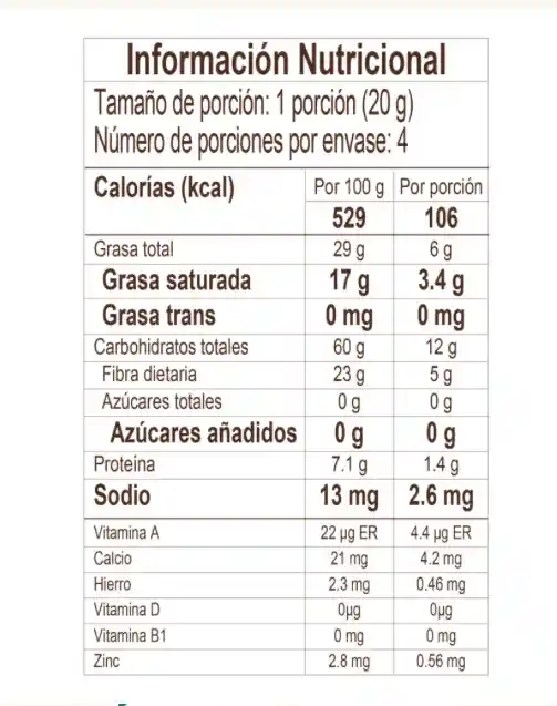 Fitcook Barra De Chocolate Keto Bajo En Calorías 80g