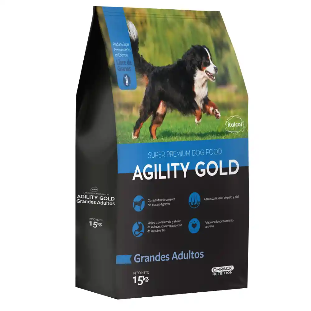 Agility Gold Grandes Adultos 15kg