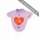 Camiseta 2xl Lila Amor De Mamá