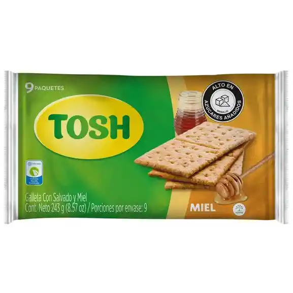 Galletas Tosh Miel - Fusion - Ajonjoli