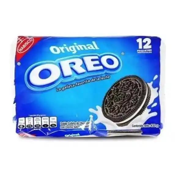 Galletas Oreo *4 Paquete *12