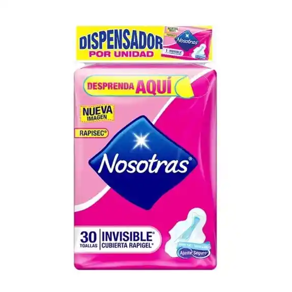 Toallas Nosotras Invisible Rapigel - Tela Unidad