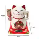 Gato De La Suerte Afortunado Feng Shui Maneki Neko Porcelana