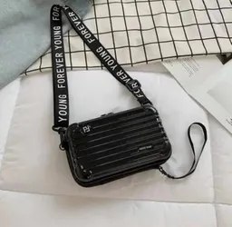 Bolsos Bandolera Rígidos Negro O Plata