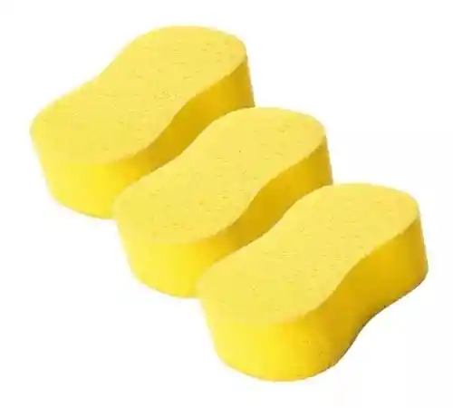Esponjas Grandes Para Carro Set X 3 Lavado Protege Pintura