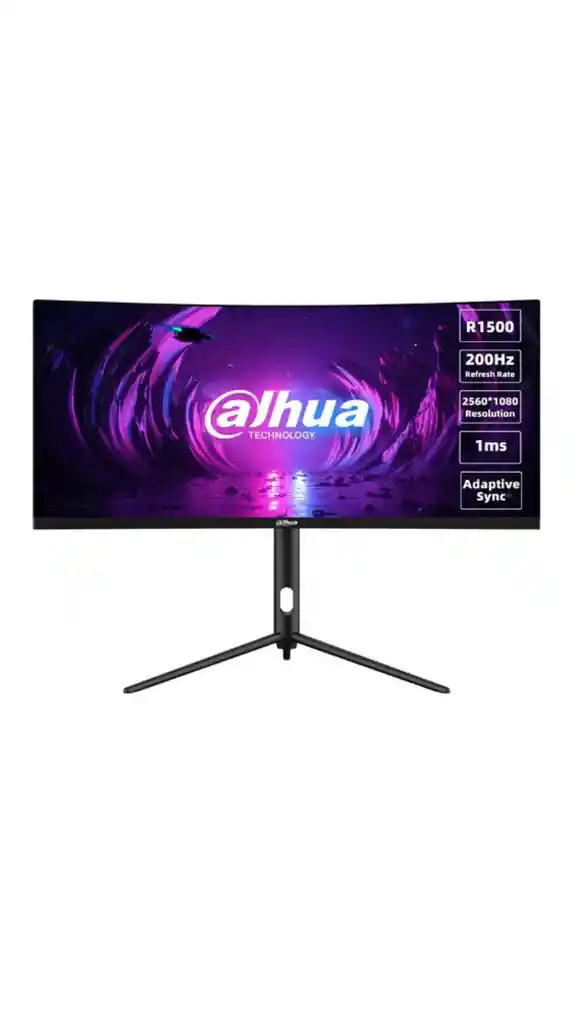 Dahua 30" Curvo Lm30-e330ca Ultrawide 2560 X1080 200hz 1ms 2 Hdmi- 2 Dp Con Altavoces Incorporados