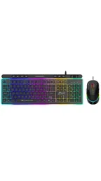 Combo Teclado Y Mouse Alambrico Jr Legendary 12800 Dpi Rgb Gamer Alambrico