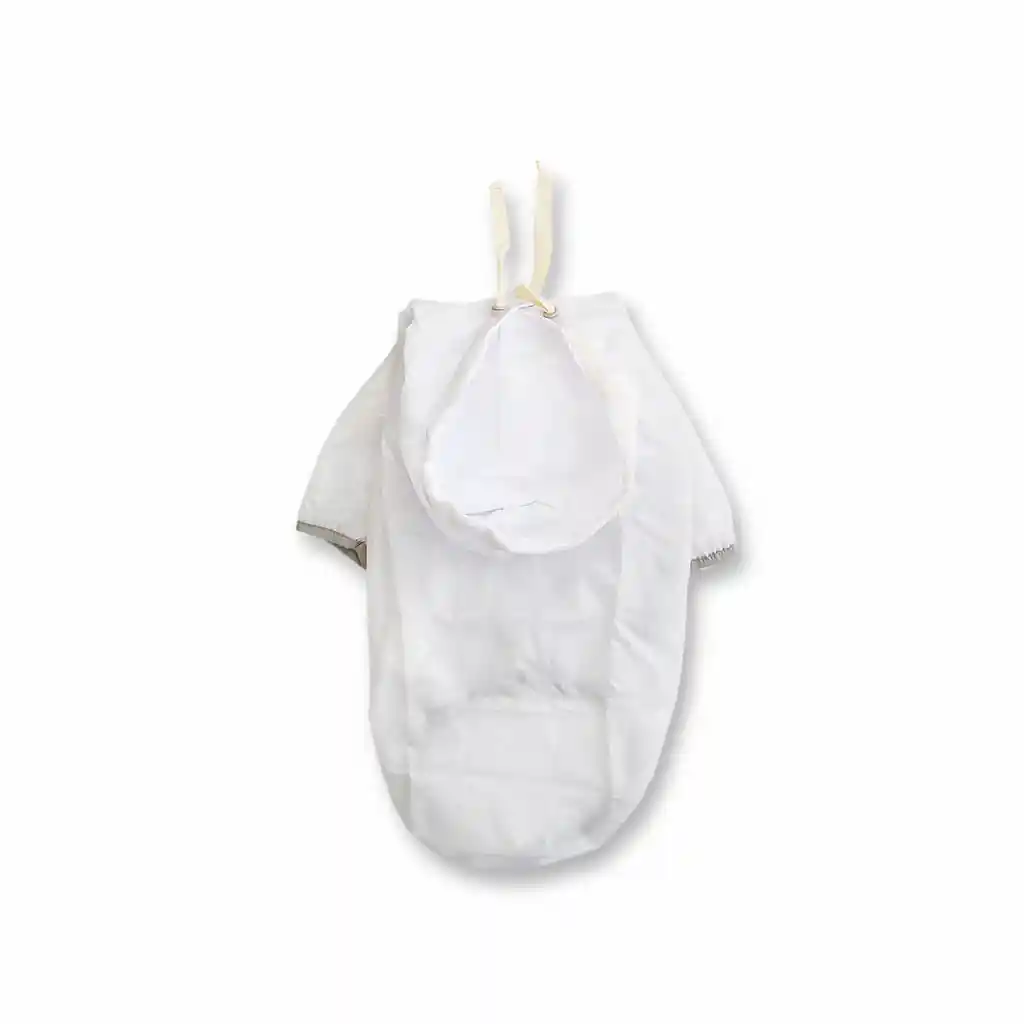 Chaqueta L Cortavientos Transparente 8 Blanco