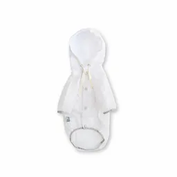 Chaqueta L Cortavientos Transparente 8 Blanco