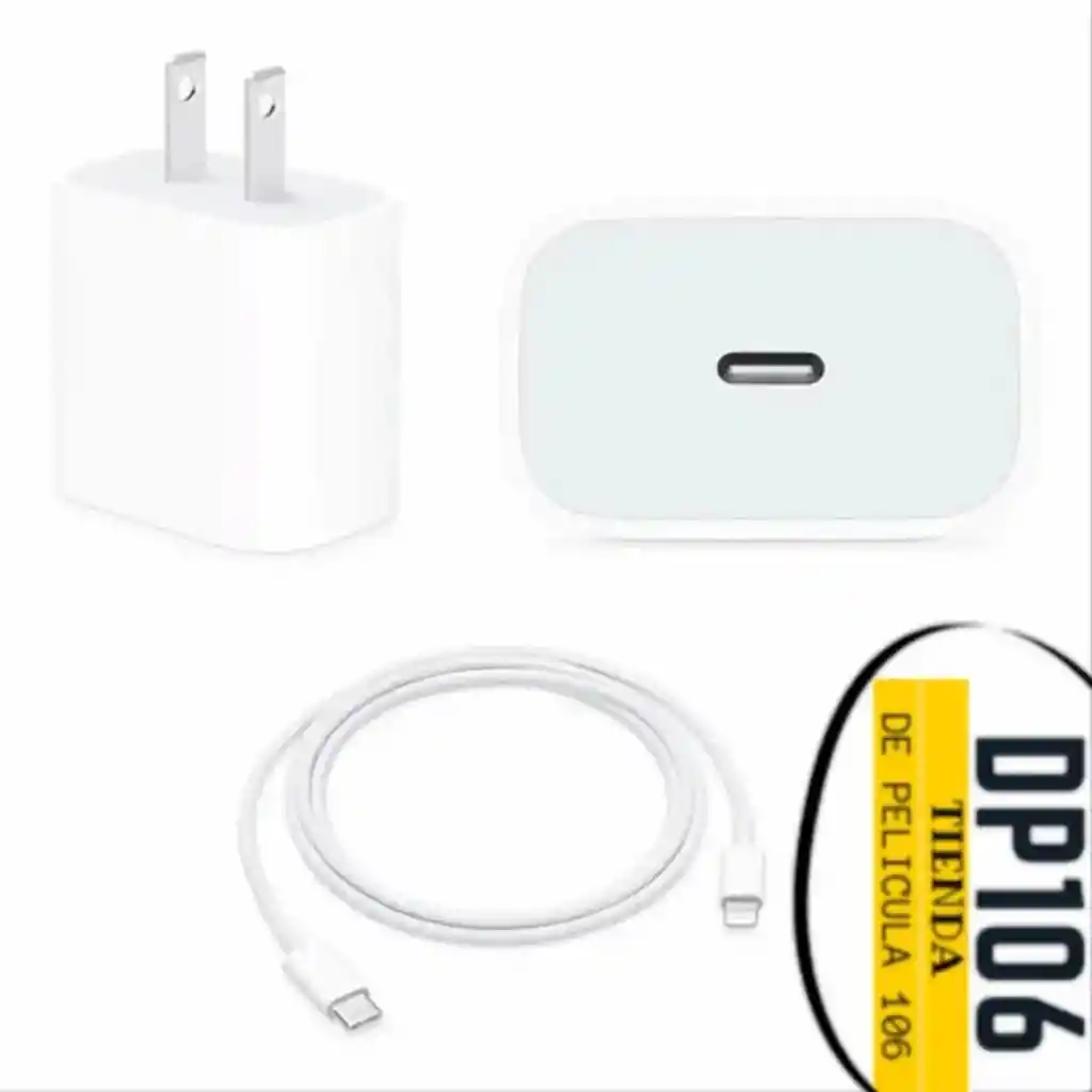 Cargador Iphone Carga Rapida 20w Usb-c A Lightning