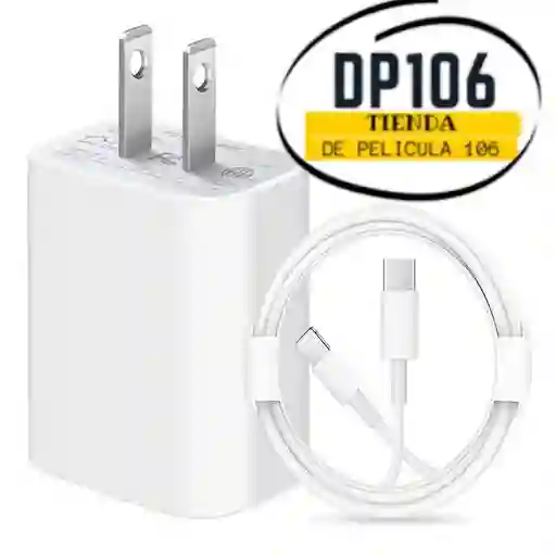 Cargador Iphone Carga Rapida 25w Usb-c A Lightning