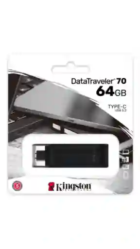 Memoria Usb Tipo C 64gb Kingston 3.2 Datatraveler 70