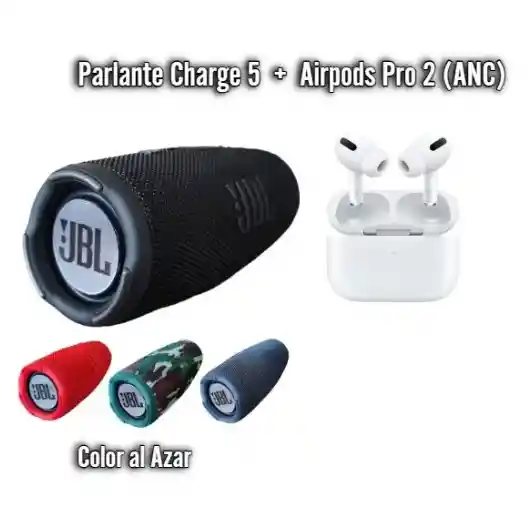 Airpods Pro 2 Con Gps Y Anc + Parlante Charge 5 1.1