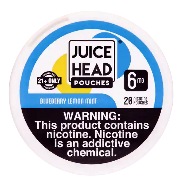 Juice Head Pouches De Nicotina - Blueberry Lemon Mint 6mg