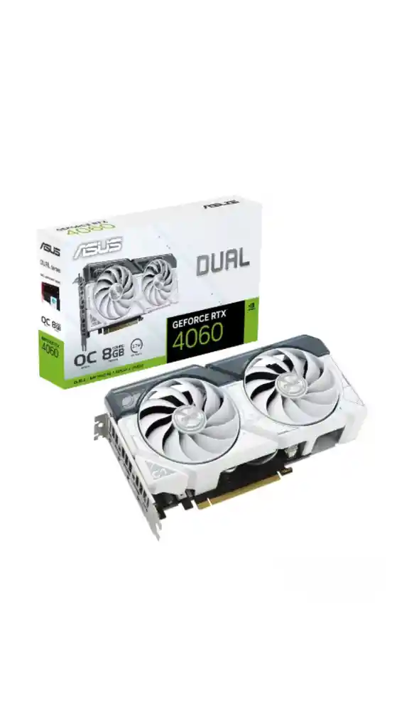 Asus Dual Rtx 4060 8gb Oc Ddr6 White