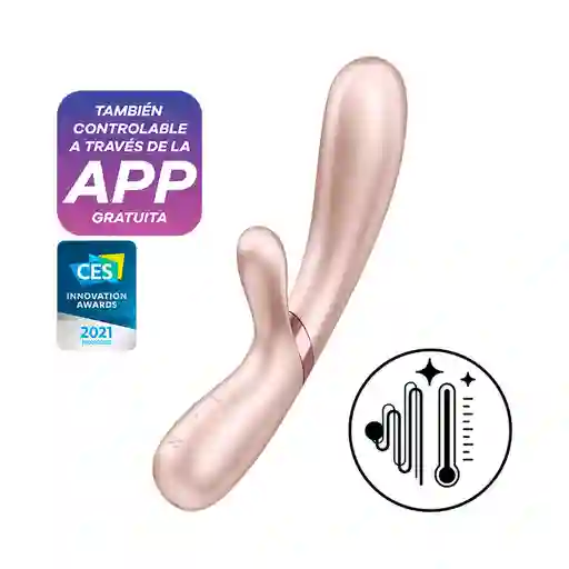 Vibrador Hot Lover Plateado Satisfyer