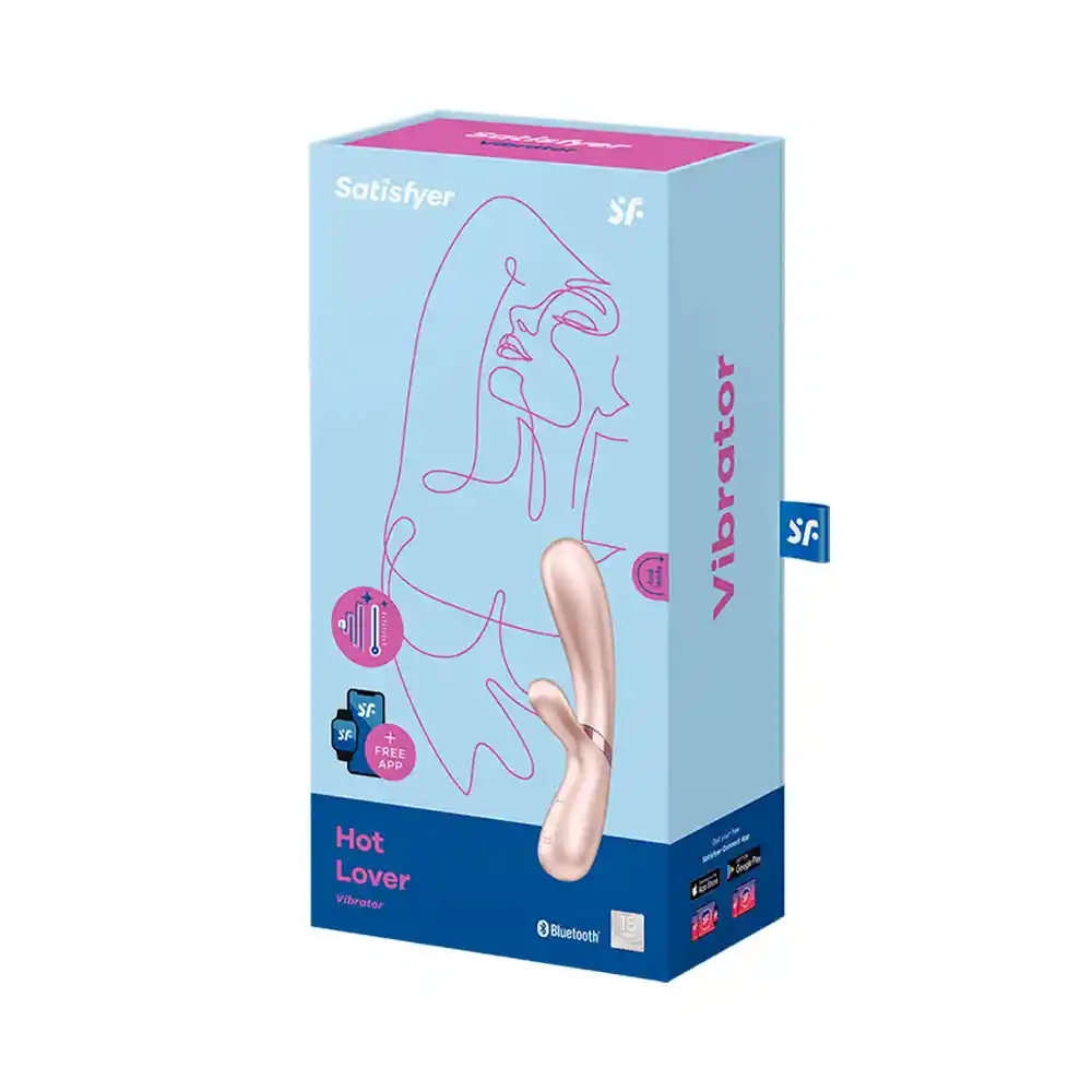 Vibrador Hot Lover Plateado Satisfyer