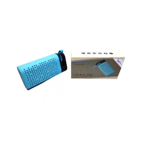 Parlante Tg06 Altavoz Linterna Bluetooth Recargable Tf Fm 5 En 1 Color Cian