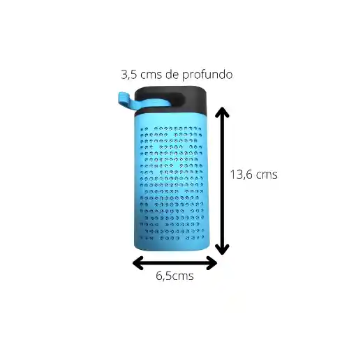 Parlante Tg06 Altavoz Linterna Bluetooth Recargable Tf Fm 5 En 1 Color Cian