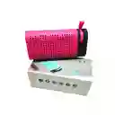 Parlante Altavoz Linterna Bluetooth Recargable Tf Fm 5 En 1 Color Rosa Tigers Tg06