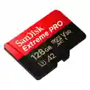 Tarjeta Micro Sdxc 128gb Sandisk Extreme Pro, U3 4k, 200mbs