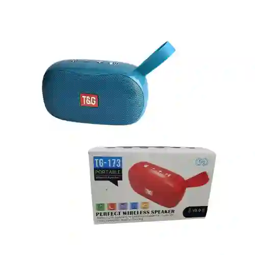 Altavoz Parlante Tyg 173 Recargable Bluetooth 5.0 Radio Fm Stereo Color Cian