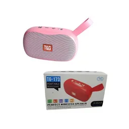 Altavoz Parlante Tyg 173 Recargable Bluetooth 5.0 Radio Fm Stereo Color Rosa