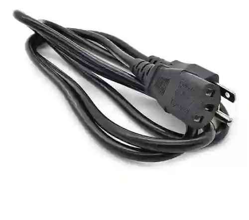 Cable De Poder Plano Fuentes Pc Monitor 3 Metros