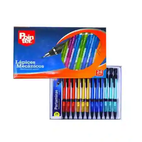 Caja De Portaminas 2mm Mecánico X24 Unidades