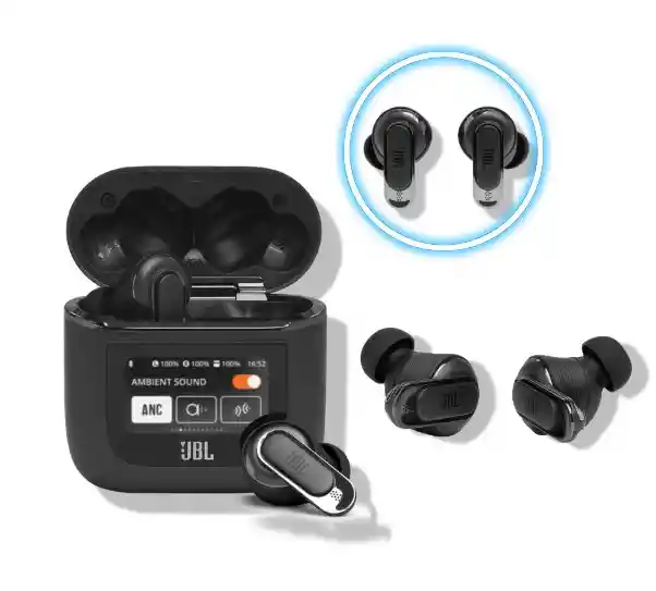Audifonos Jbl 1.1 Tour Pro 2 Negro: Sonido De Vanguardia En Un Estuche Inteligente