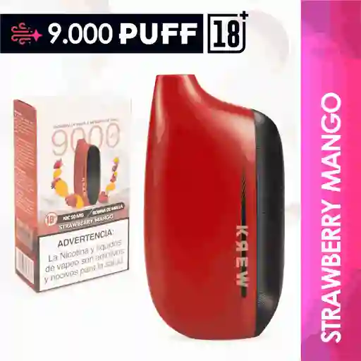 Krew Vape 9000 Puff Strawberry Mango