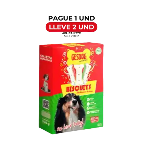 Galletas Gesdog Biscuits - Pague 1 Lleve 2