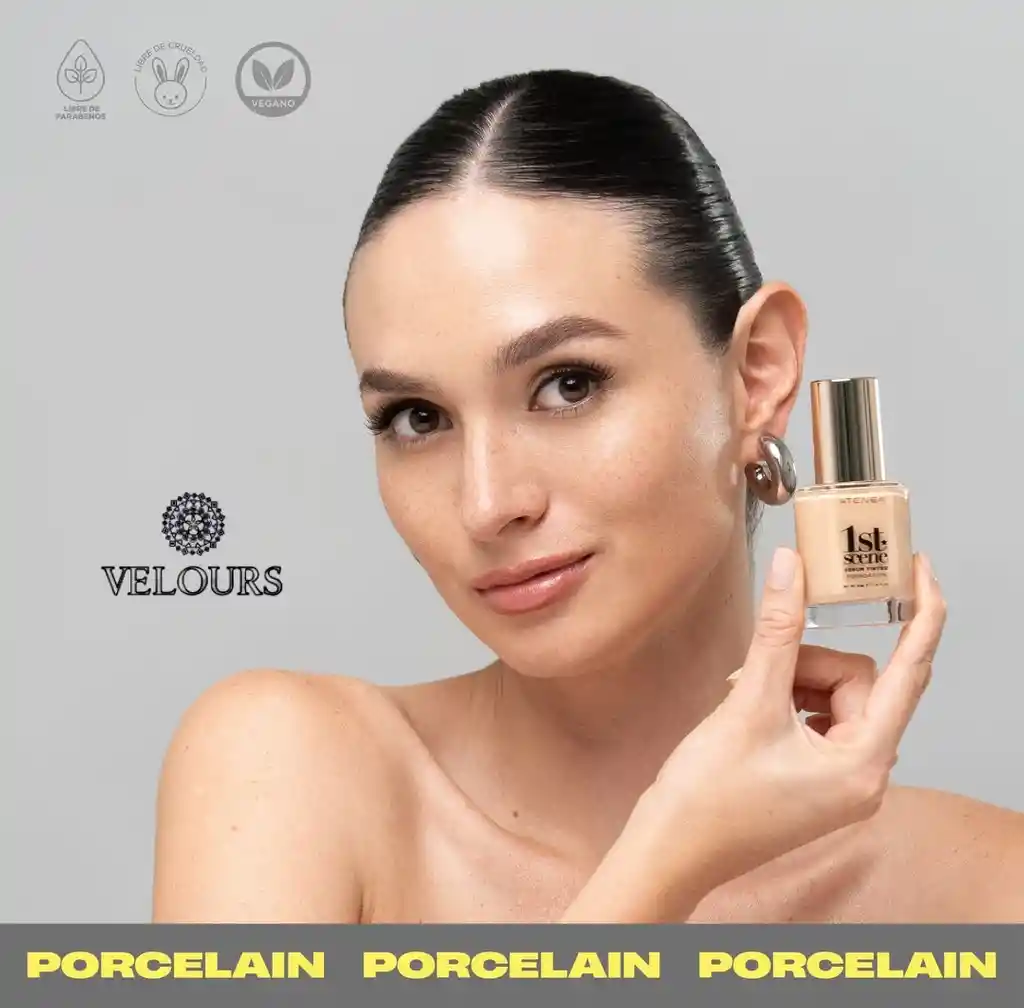 Tinta De Maquillaje - Serum Tinted Tono Porcelain Atenea