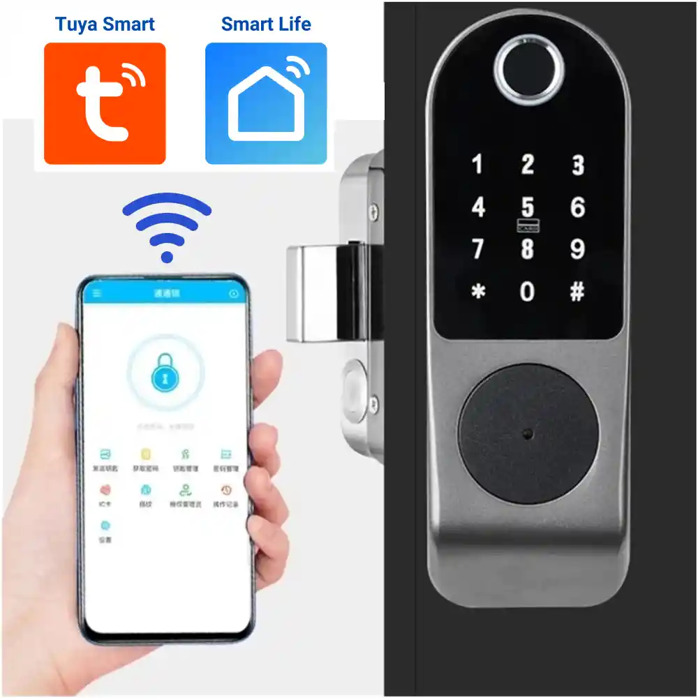 Cerradura Inteligente Tuya Smart Chapa Seguridad Táctil P01