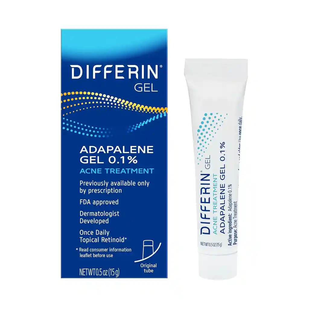 Differin Gel Tratamiento Anti Acné Adapaleno 0.1% 15g
