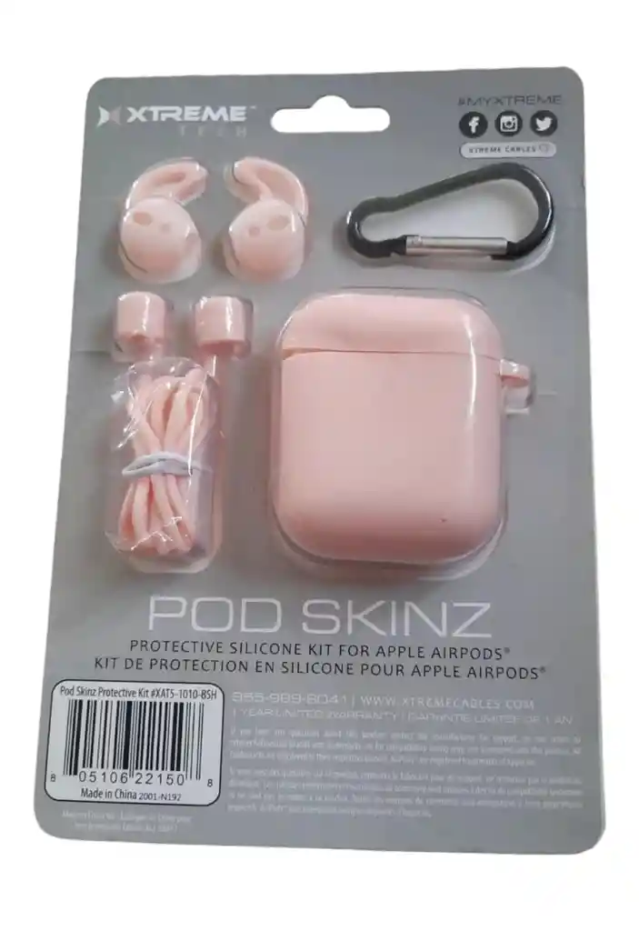 Kit Protector De Silicona Para Apple Airpods Pro